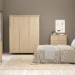 Furniture To Go Madrid 5 Drawer Chest Oak The Home and Office Stores