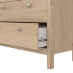 Furniture To Go Madrid 5 Drawer Chest Oak The Home and Office Stores