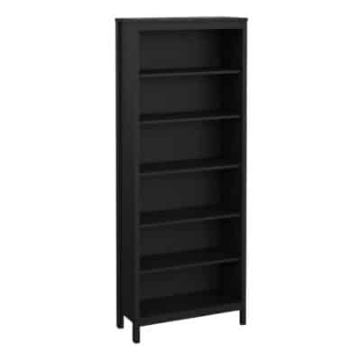Furniture To Go Madrid 5 shelf bookcase matt black