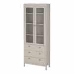 Furniture To Go Madrid Display Cabinet 2 Doors 3 Drawers Cashmere The Home and Office Stores