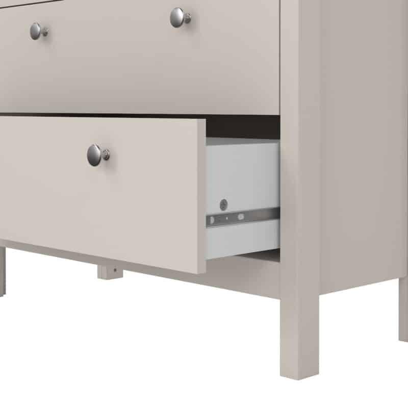 Furniture To Go Madrid Display Cabinet 2 Doors 3 Drawers Cashmere The Home and Office Stores