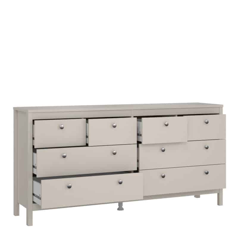 Furniture To Go Madrid Double Dresser 8 Drawers Cashmere The Home and Office Stores