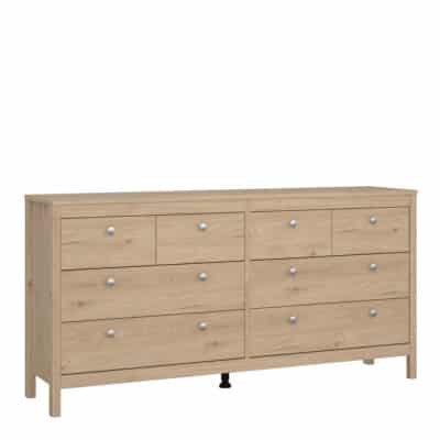 Furniture To Go Madrid double dresser 8 drawers oak