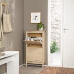 Furniture To Go Madrid Shoe Cabinet 2 Flip Down Doors Oak The Home and Office Stores