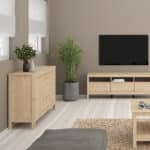 Furniture To Go Madrid Sideboard 2 Doors 3 Drawers Oak The Home and Office Stores
