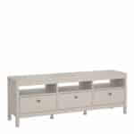 Furniture To Go Madrid tv unit 3 drawers cashmere