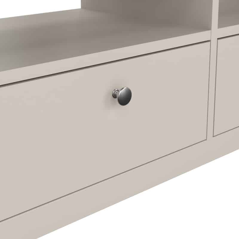 Furniture To Go Madrid TV Unit 3 Drawers Cashmere The Home and Office Stores