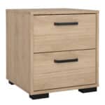 Furniture To Go Sofia jackson hickory 2 drawer nightstand