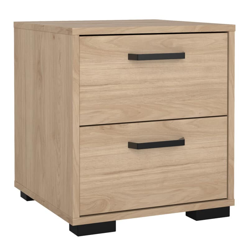 Furniture To Go Sofia jackson hickory 2 drawer nightstand