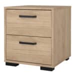 Furniture To Go Sofia Jackson Hickory 2 Drawer Nightstand The Home and Office Stores