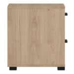 Furniture To Go Sofia Jackson Hickory 2 Drawer Nightstand The Home and Office Stores