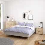 Furniture To Go Sofia Jackson Hickory 2 Drawer Nightstand The Home and Office Stores