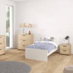 Furniture To Go Sofia Jackson Hickory 2 Drawer Nightstand The Home and Office Stores
