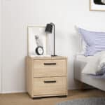 Furniture To Go Sofia Jackson Hickory 2 Drawer Nightstand The Home and Office Stores