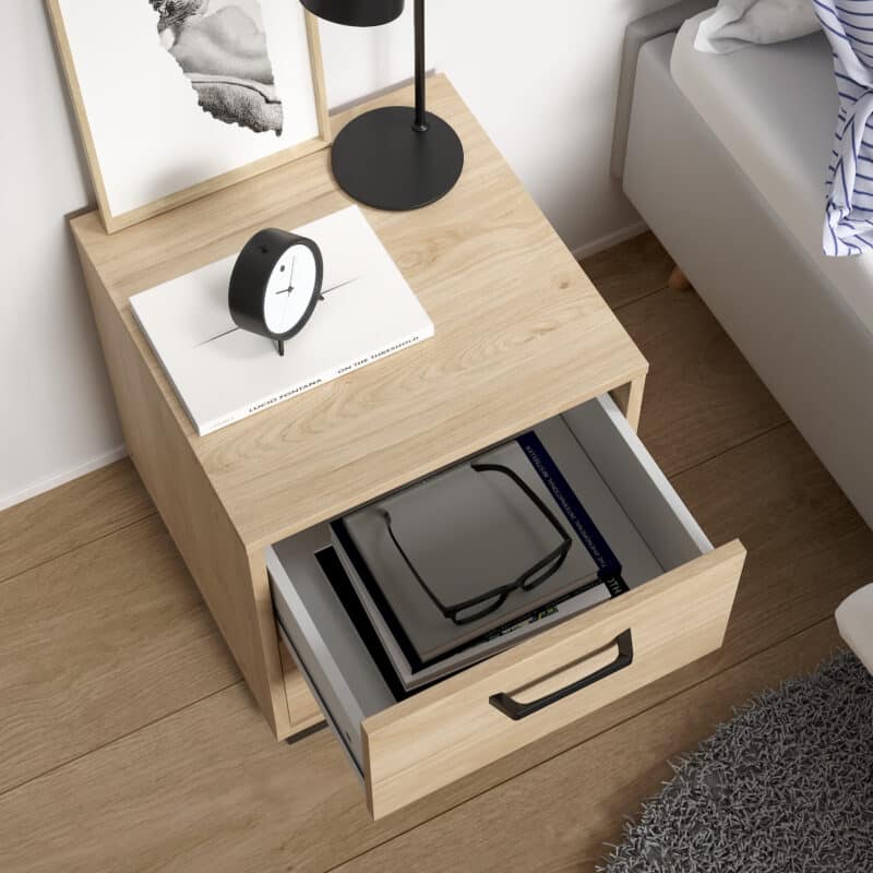 Furniture To Go Sofia Jackson Hickory 2 Drawer Nightstand The Home and Office Stores