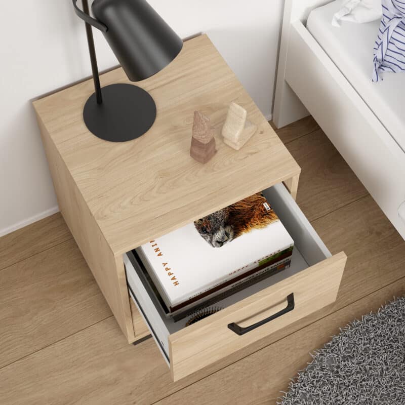 Furniture To Go Sofia Jackson Hickory 2 Drawer Nightstand The Home and Office Stores