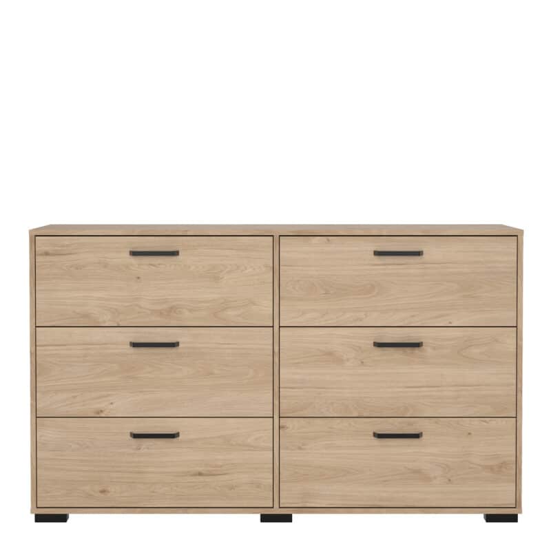 Furniture To Go Sofia Jackson Hickory 6 Drawer Chest The Home and Office Stores