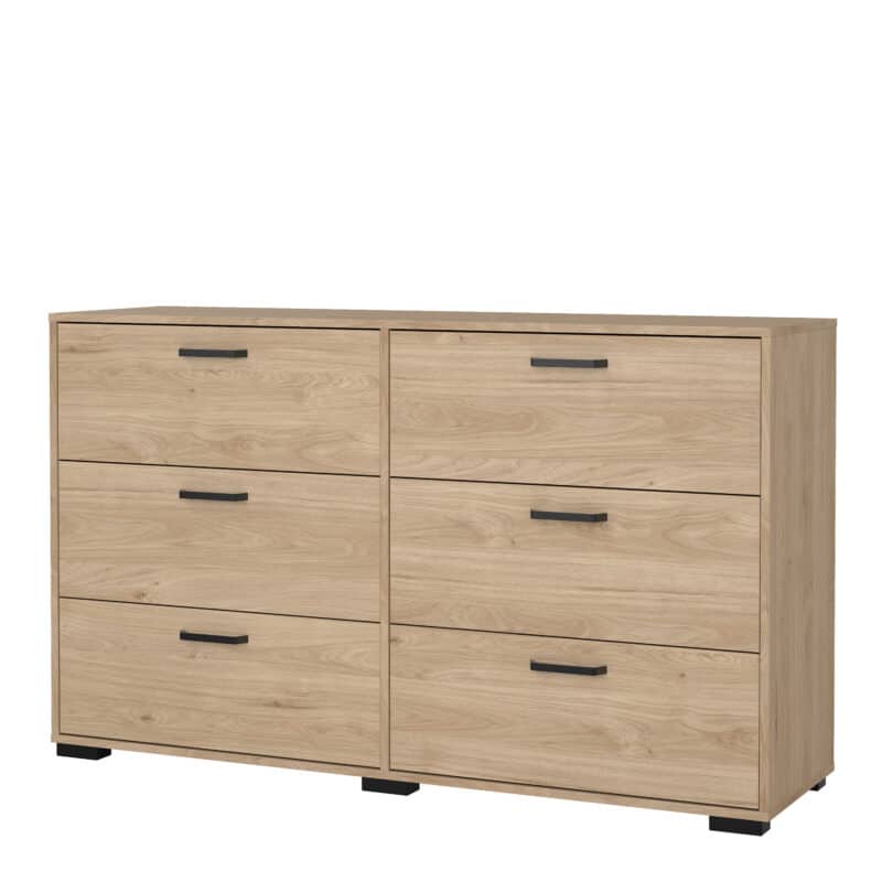 Furniture To Go Sofia Jackson Hickory 6 Drawer Chest The Home and Office Stores