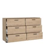 Furniture To Go Sofia Jackson Hickory 6 Drawer Chest The Home and Office Stores