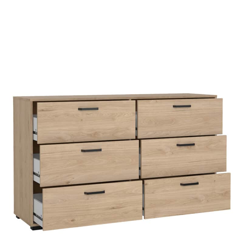 Furniture To Go Sofia Jackson Hickory 6 Drawer Chest The Home and Office Stores