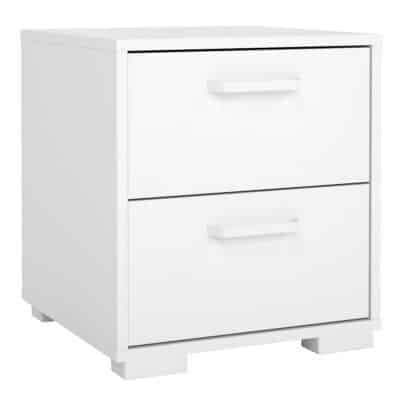 Furniture To Go Sofia white 2 drawer nightstand
