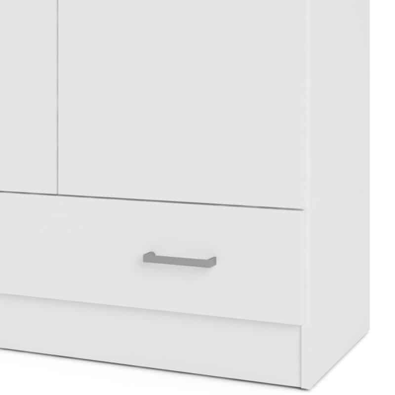 Furniture To Go Space 2 Door 1 Drawer Wardrobe White The Home and Office Stores