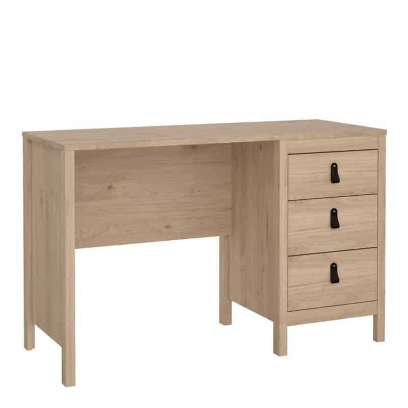 Furniture To Go Barcelona 3 drawer desk oak