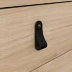 Furniture To Go Barcelona 3 Drawer Desk Oak The Home and Office Stores
