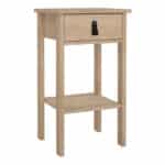 Furniture To Go Barcelona 1 drawer bedside table oak