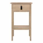 Furniture To Go Barcelona 1 Drawer Bedside Table Oak The Home and Office Stores