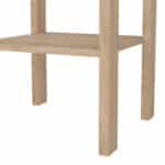 Furniture To Go Barcelona 1 Drawer Bedside Table Oak The Home and Office Stores
