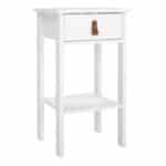 Furniture To Go Barcelona 1 drawer bedside table white