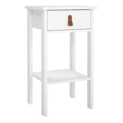 Furniture To Go Barcelona 1 drawer bedside table white