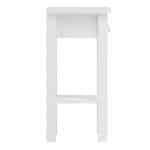 Furniture To Go Barcelona 1 Drawer Bedside Table White The Home and Office Stores