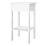 Furniture To Go Barcelona 1 Drawer Bedside Table White The Home and Office Stores
