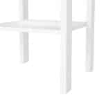 Furniture To Go Barcelona 1 Drawer Bedside Table White The Home and Office Stores