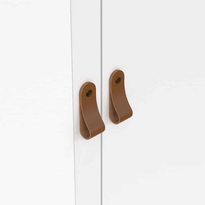 Furniture To Go Barcelona 2 Door 2 Drawer Mirrored Wardrobe White The Home and Office Stores