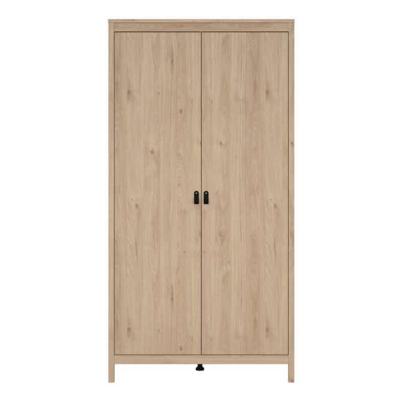 Furniture To Go Barcelona 2 Door Wardrobe Oak The Home and Office Stores