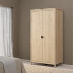 Furniture To Go Barcelona 2 Door Wardrobe Oak The Home and Office Stores