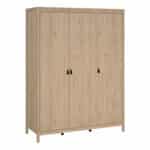 Furniture To Go Barcelona 3 door wardrobe oak