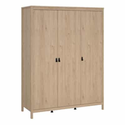 Furniture To Go Barcelona 3 door wardrobe oak