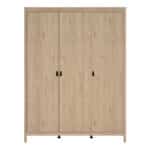 Furniture To Go Barcelona 3 Door Wardrobe Oak The Home and Office Stores