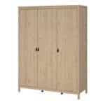 Furniture To Go Barcelona 3 Door Wardrobe Oak The Home and Office Stores