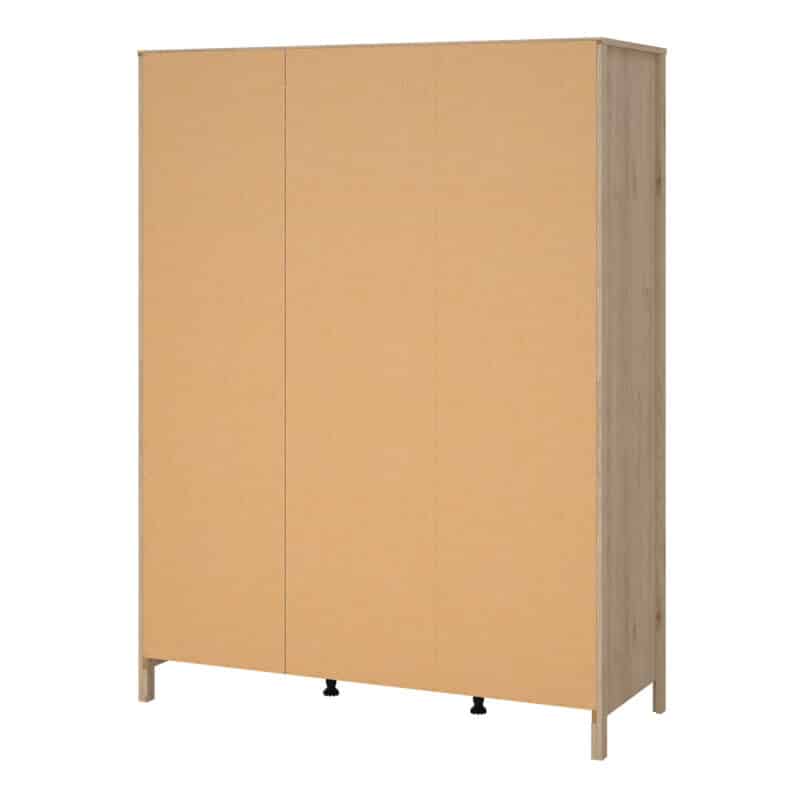 Furniture To Go Barcelona 3 Door Wardrobe Oak The Home and Office Stores
