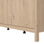 Furniture To Go Barcelona 3 Door Wardrobe Oak The Home and Office Stores