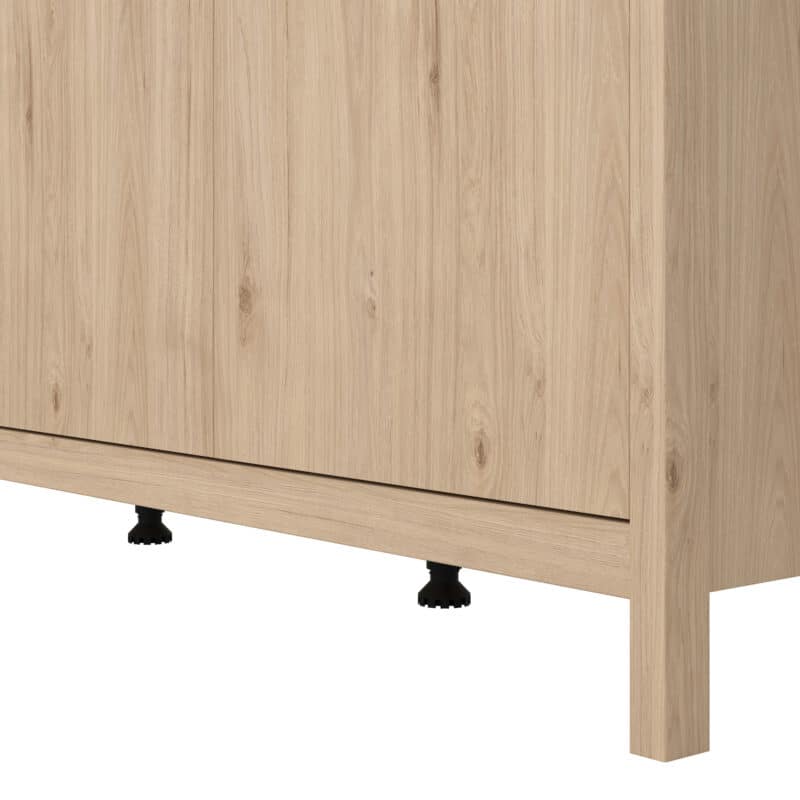 Furniture To Go Barcelona 3 Door Wardrobe Oak The Home and Office Stores