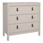 Furniture To Go Barcelona 3 drawer chest cashmere