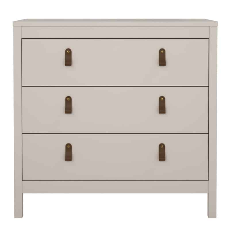 Furniture To Go Barcelona 3 Drawer Chest Cashmere The Home and Office Stores