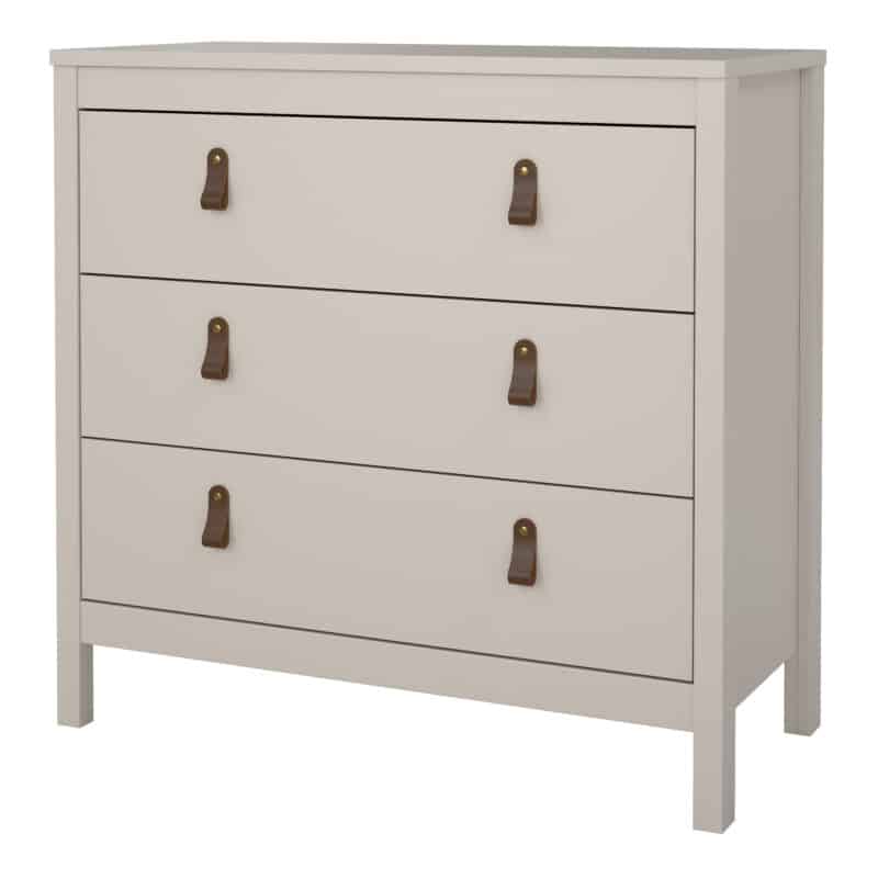 Furniture To Go Barcelona 3 Drawer Chest Cashmere The Home and Office Stores
