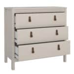 Furniture To Go Barcelona 3 Drawer Chest Cashmere The Home and Office Stores
